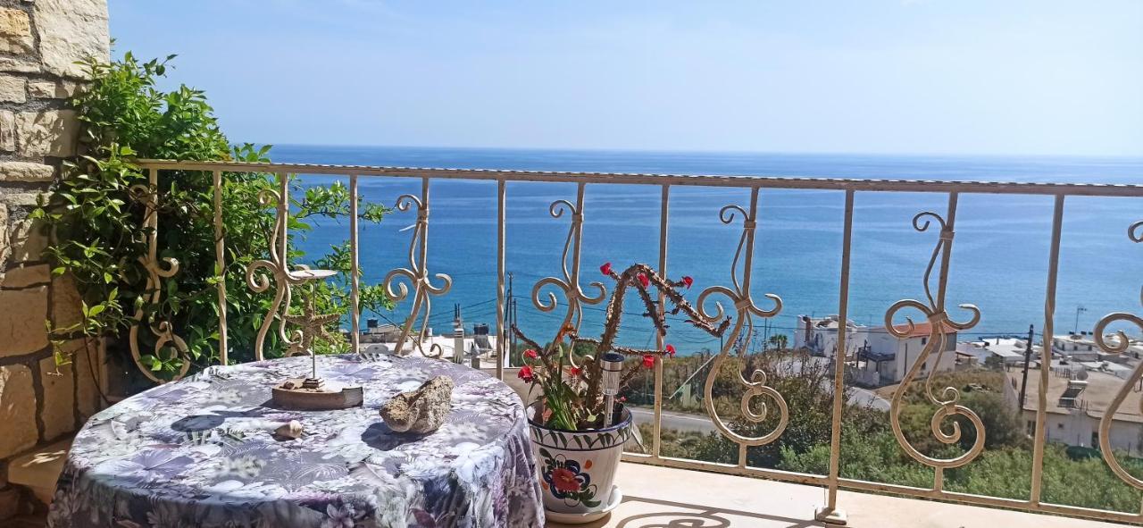 Elouthia Residence With Sea View And Hot Tub Tsoútsouros Dış mekan fotoğraf