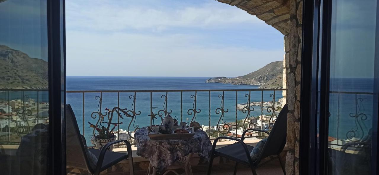 Elouthia Residence With Sea View And Hot Tub Tsoútsouros Dış mekan fotoğraf