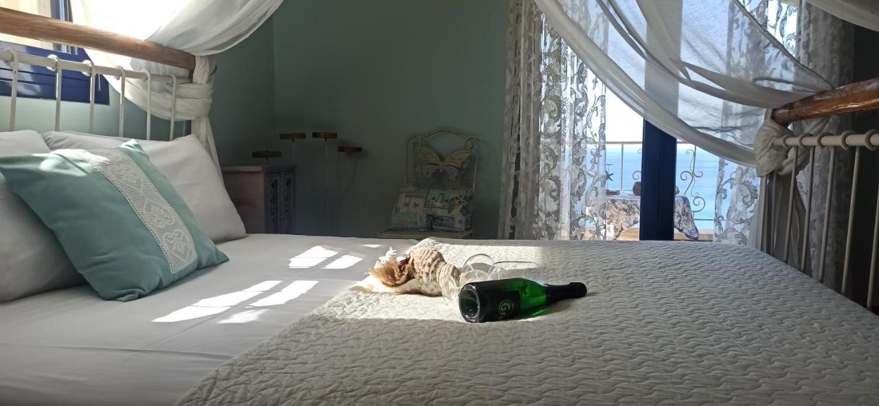 Elouthia Residence With Sea View And Hot Tub Tsoútsouros Dış mekan fotoğraf