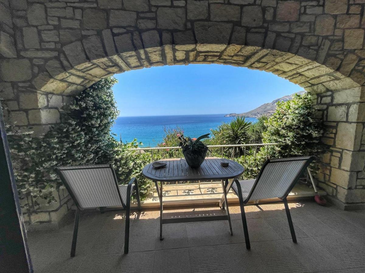 Elouthia Residence With Sea View And Hot Tub Tsoútsouros Dış mekan fotoğraf